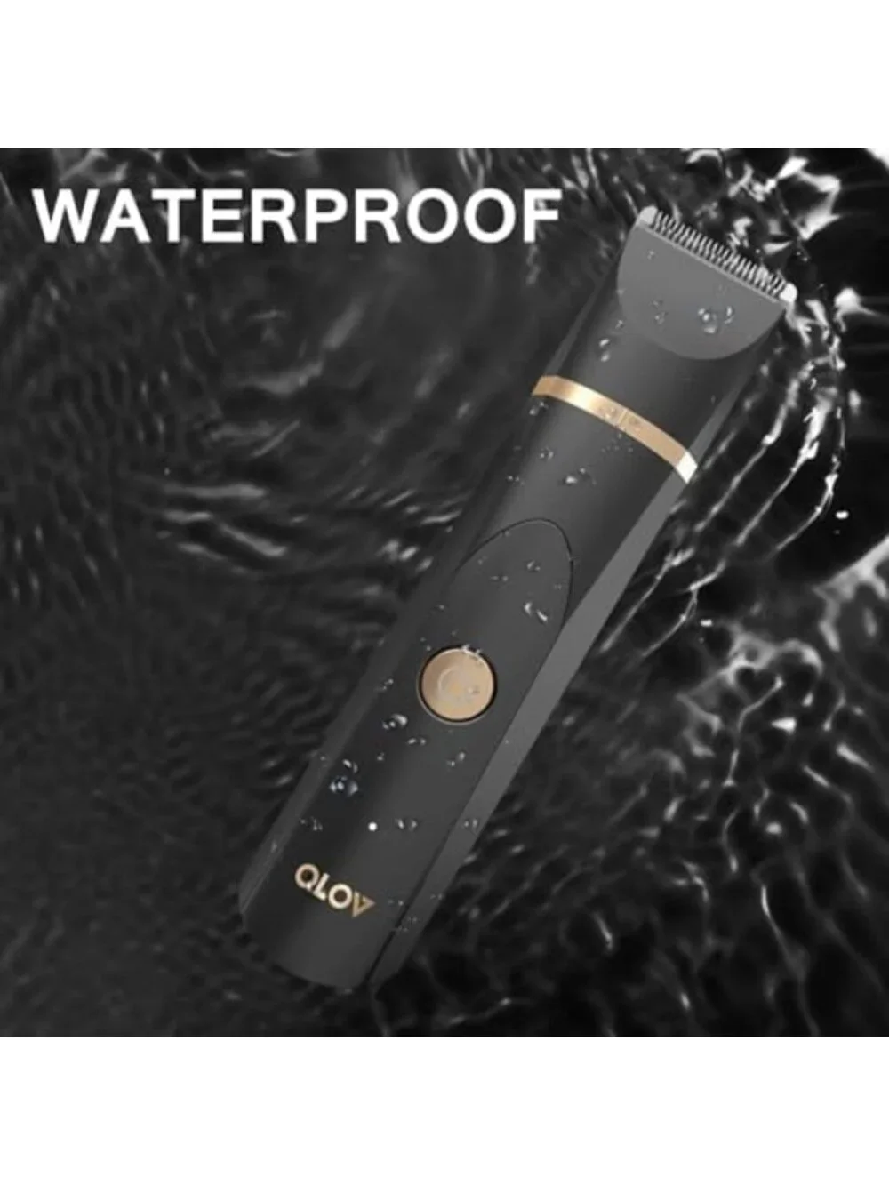 Rechargeable Wet/Dry Body Hair Trimmer for Men & Women - Waterproof Groomer